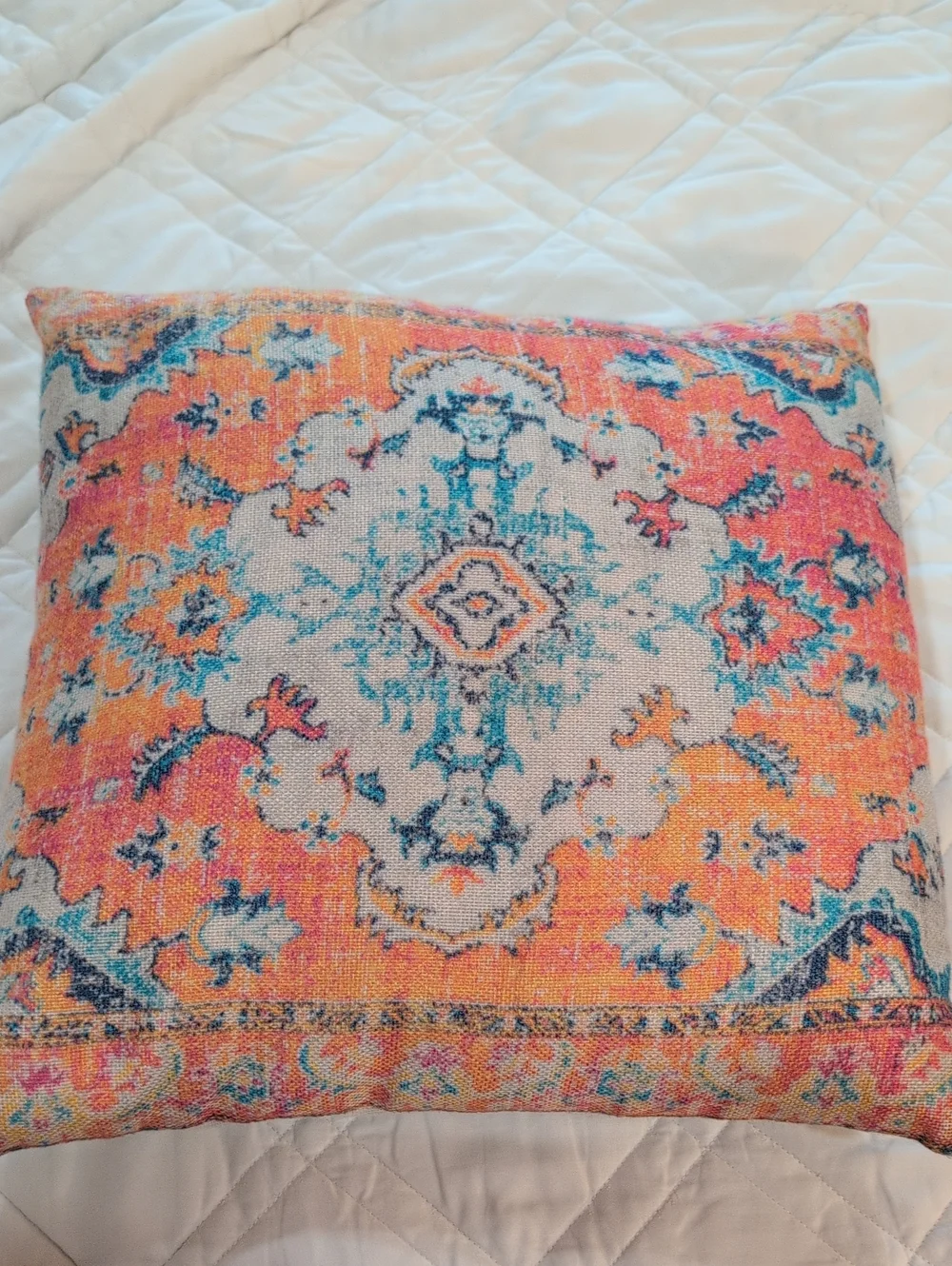 Boho Medallion Throw Pillow - Multi-Color